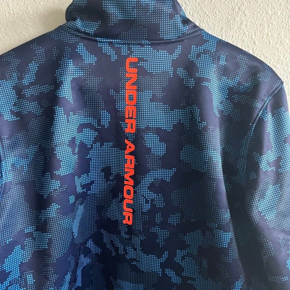 Under Armour Boys Storm Softershell Camo Full Zip Jacket Size YXL - Picture 10 of 14